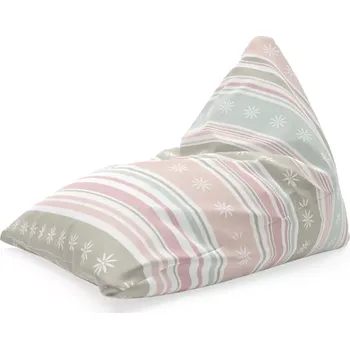 Sedací pytel Sablio Sedací vak Triangl Pruhy a tečky: 120 x 100 x 100 cm