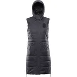 Dámská zateplená vesta ALPINE PRO HARDA XXL Tmavě šedá