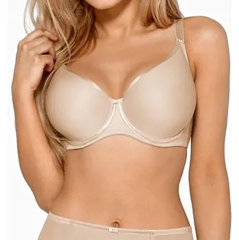 Dámské spodní prádlo Nipplex Anna vyztužená podprsenka s kosticemi big béžová 75F