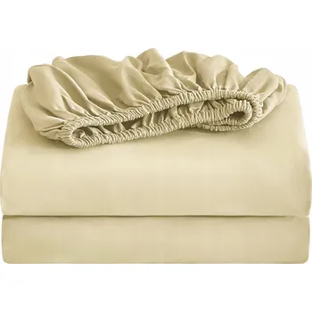 Prostěradlo PROSTĚRADLO S GUMOU JERSEY BAVLNA 200X220 +25CM PŠENIČNÉ