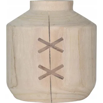 Váza Váza by inspire dřevěná 19 x 21 cm