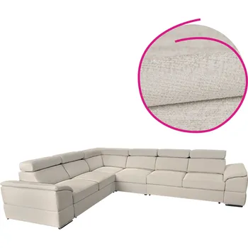 Obývací pokoj Sedací souprava, smetanová látka Majestic, SEGORIA LUX