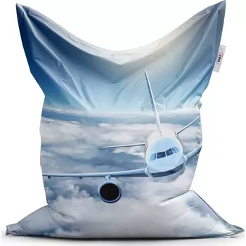 Sedací pytel Sablio Sedací vak Classic Letadlo v oblacích - 150x100 cm
