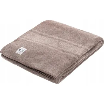 deka Teplá Vlněná Deka Vojenská 200 x 155 cm MIL-TEC Italská Hnědá