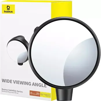 Zrcátko pro motocykl Zpětné zrcátko SafeRide řady Baseus (černé)