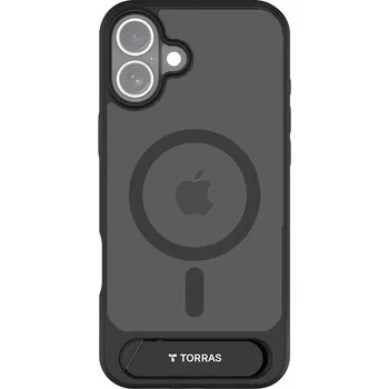Pouzdro na mobilní telefon Torras Pstand Series Case for iPhone 16 (black)