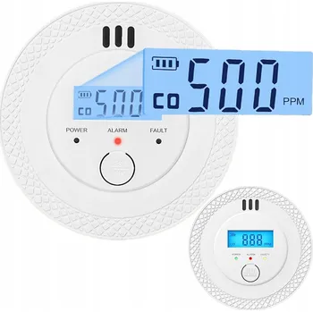 Zabezpečovací technika DETEKTOR OXIDU UHELNATÉHO LCD ALARM CERTIFIKOVANÝ