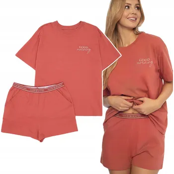 Dámské pyžamo Henderson dámské pyžamo bavlna červené, velikost XL