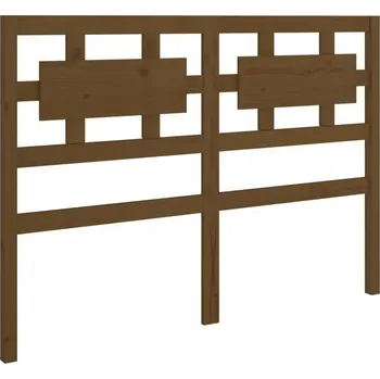 VidaXL Čelo postele, medově hnědá, 205,5x4x100