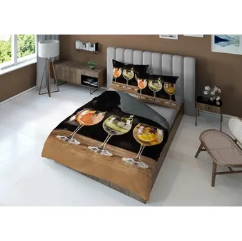 Povlečení Povlečení 160 x 200 3 dílů Saténová sada Mikrovlákno EGIL