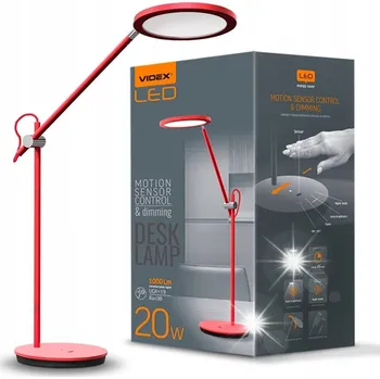 Lampička Stolní lampička s ohebným kloubem 60cm VIDEX LED 20W