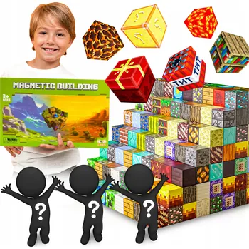 ostatní stavebnice Stavebnice stavební kostky mix náhodný výběr 48 dílků + 3 figurky