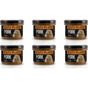 Krmivo pro psa Mokré krmivo pro kočky Cats Plate Pork 180g