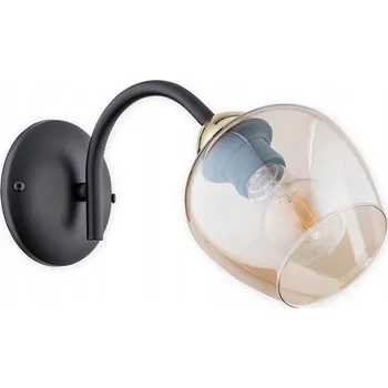 Nástěnné svítidlo Nástěnné svítidlo LEMIR černé, žluté E27 60 W