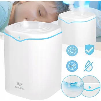 Zvlhčovač vzduchu ULTRAZVUKOVÝ NAWILŻACZ POWIETRZA, DIFUZÉR ESENCIÁLNÍCH OLEJŮ PRO AROMATERAPII, TICHÝ