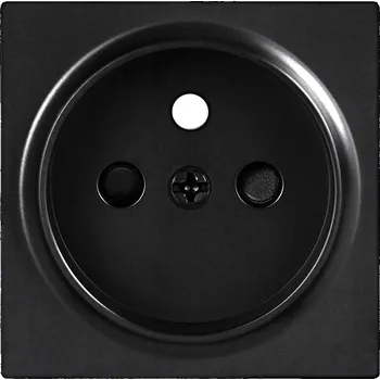 Elektrická zásuvka Elektrická Zásuvka nástěnná Viplast černá