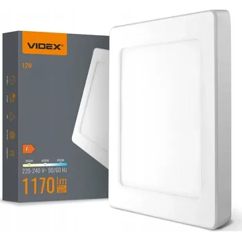 Kvadratová LED lampa VIDEX DL6S 12W 3000K-4000K-6500K Bílá