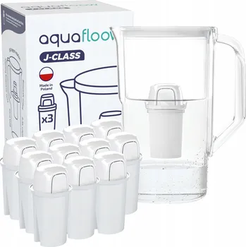 Filtrace vody Filtrační konvice AquaFloow J-CLASS 2,5 l bílá + 12x filtr