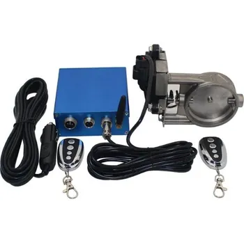 Sada ovládací jednotky a elektrického ventilu výfuku 60 mm Elektronická výfuková klapka s motorem dálkovým ovládáním a kabeláží Univerzální kit