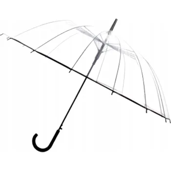 Automatický deštník VIP, černý, transparentní