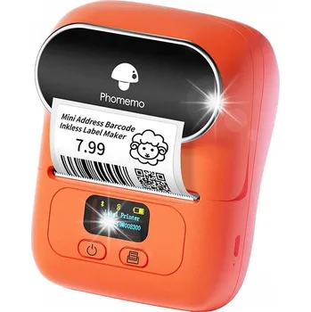 Tiskárna štítků Phomemo M110 Mini Termální Tiskárna Štítků Samolepicích Nálepek Bt