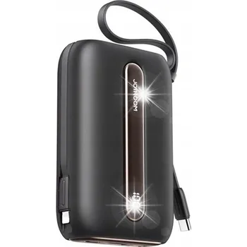 Powerbanka Powerbanka Joyroom Jr-l012 10000mAh 22.5W s USB-C a Lightning kabelem, černá