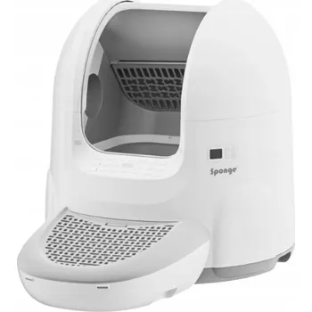 Toaleta pro kočku Kočičí Toaleta s automatickým čištěním Sponge Pet Litter Box 12L Bílá