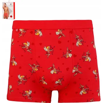 Pánská móda Spodní Prádlo Boxerky Moraj červené, velikost XXL