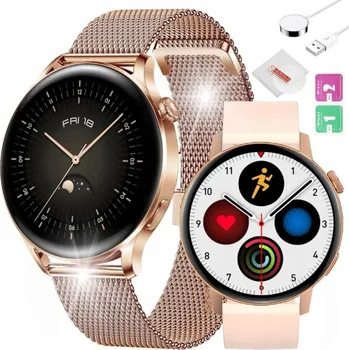 Hodinky CHYTRÉ HODINKY HODINKY POLŠTINA KONVERZACE EKG TEP HRY KALKULAČKA 2 PÁSKY + SKLO