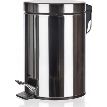 Odpadkový koš Odpadkový koupelnový koš nerezová ocel Banquet 3 l stříbrný