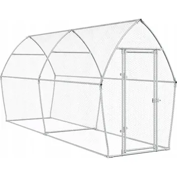 Zahradní klec pro kuřata, kachny a malá zvířata, ocel, 400x