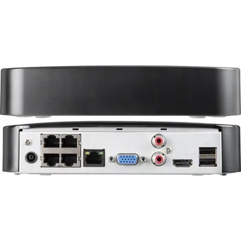 IP kamera BCS-L-SNVR0401-4KE-4P(2) IP Záznamník 4-kanálový Jednodiskový 12Mpx PoE