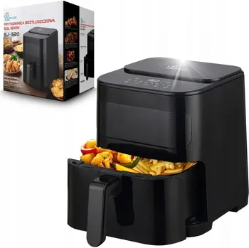 fritéza VELKÁ HORKOVZDUŠNÁ FRITÉZA AIR FRYER SJ-520 5.2L LCD 7 programů 1600W