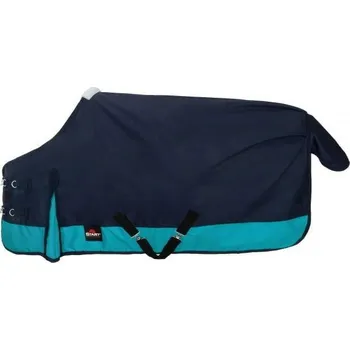 Deka pro koně START Deka výběhová pro koně 2-tone 0g 600d 165cm MODRÁ|TYRKYSOVÁ