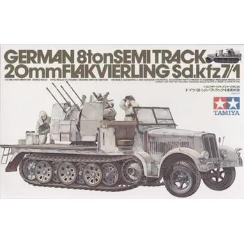 Sd.Kfz.7-1 German 8ton Semitrack 20mm Flakvierling (Tamiya 1:35)