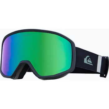 Pánské snowboardové brýle Quiksilver Harper black/clux ml green