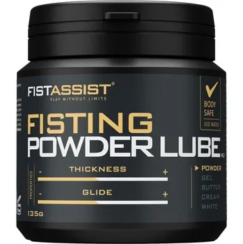 Lubrikační gel Cobeco Fist Assist Powder Lube 135 g, instantní lubrikant 20 l
