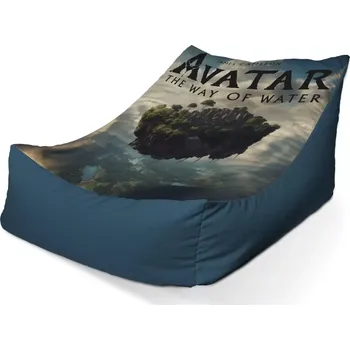 Sedací pytel Sablio Sedací vak Lounge Avatar The Way of Water Létající město - 120 x 100 x 80 cm