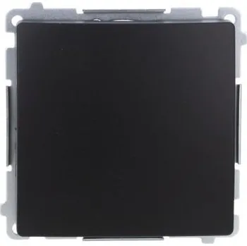 vypínač Jednopólový vypínač 16A Simon BASIC, matná černá