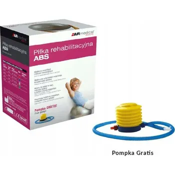 Gymnastický míč Klasický míč ARmedical 65 cm, odstíny modré