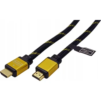 Video kabel ROLINE-GOLD High Speed HDMI kabel, HDMI M - HDMI M, zlacené konektory, 10m