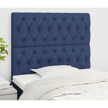 VidaXL Čela postele, 2 ks, modrá,