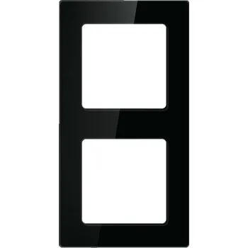 Elektrická zásuvka Zásuvka pro dvojitý rámeček Avatto N-TS10-Frame-B2 (černá)