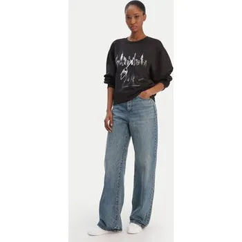 Dámská mikina DKNY Mikina P5MOQCSC Černá Regular Fit L