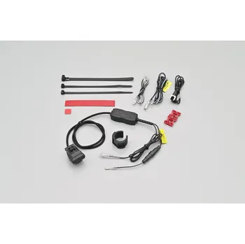 Elektrická zásuvka Zásuvka 1x USB-A QC3.0 na řídítka motocyklu