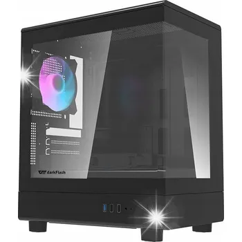 PC skříň Počítačová Počítačová Skříň Darkflash DB330m M-atx ITX + 3 ARGB Ks