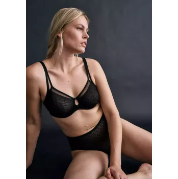 Podprsenka Dámská podprsenka Triumph Signature Sheer W01 EX - BLACK - černá 0004 - TRIUMPH BLACK 75H