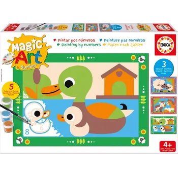 Malování podle čísel EDUCA – farma