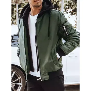 Pánský zimní kabát Pánská bunda TX4188 Barva: Zelená, Velikost: XL