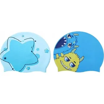 Plavecká čepice Dětská plavecká čepice silikonová 2 kusy